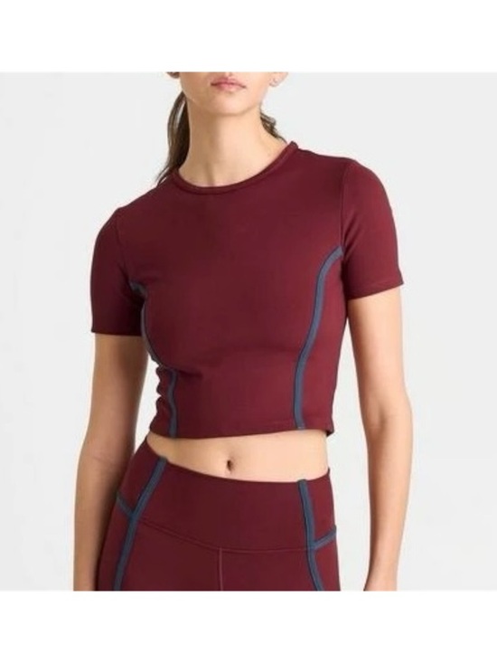 Nike Tops - NWT Nike One Dri-FIT Tight Fitted Crop Top Dark Team Red Small